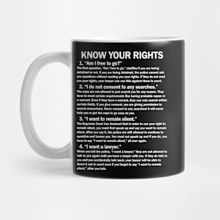 Know Your Rights Mug